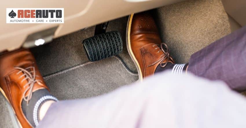 Foot on the gas peddle - 5 Signs of Clutch Problems