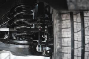 Automobile Suspension and Front Wheel