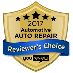 Reviewers Choice Award 2017 - Ace Auto Repair Utah