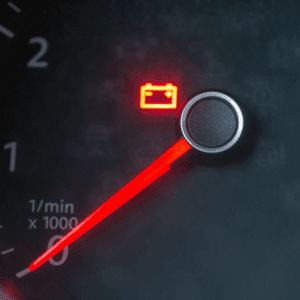 Driver experiencing slow engine start due to a weakened car battery