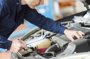 Mechanic Performing Pre-Purchase Vehicle Inspection - The Mechanic Used Car Inspection in West Jordan - Ace Auto Repair
